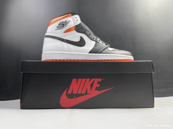 Rep Husky Orange 555088-180 Electro Retro Air High Jordan 1 0711